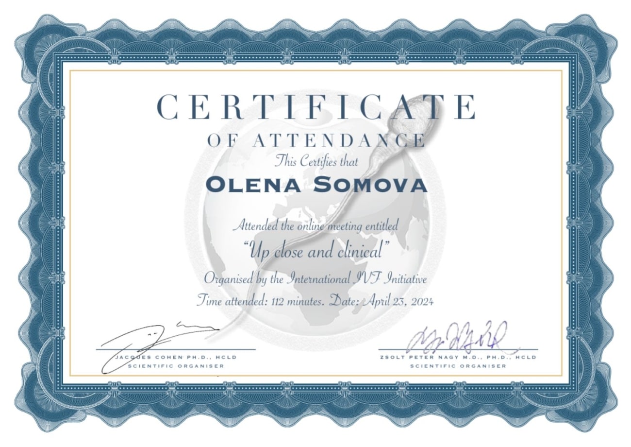 Certificado de participación en el curso Certificado de participación en el curso