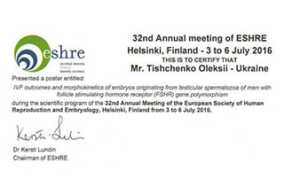ESHRE 2016 en Helsinki ESHRE 2016 en Helsinki
